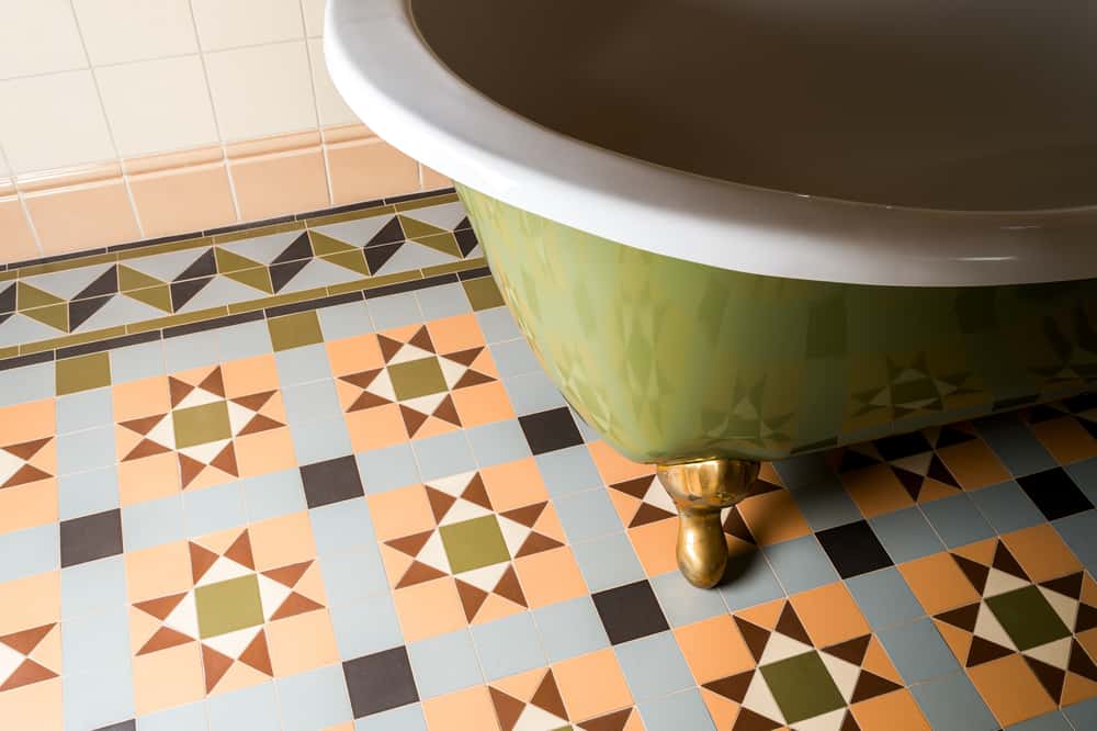 Bathroom Floor Tile Colour Combinations, Bathroom Tiles Turning White