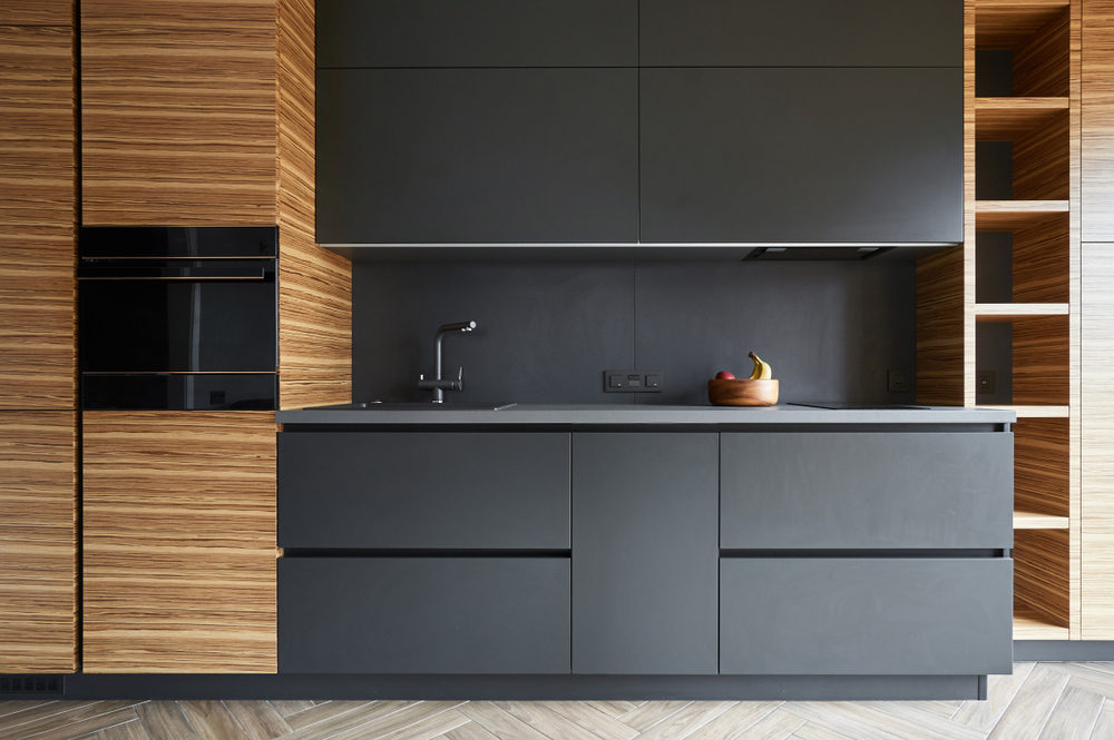 glossy or matt cabinet design ultra-modern kitchen