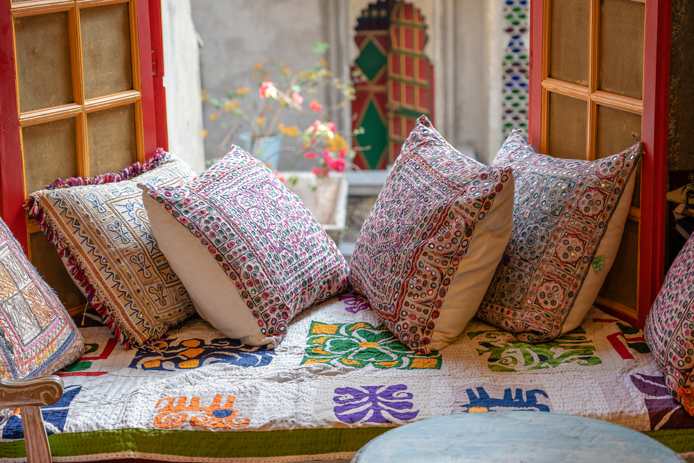 Our Top Tips to Decorate Your Home Using Indian Fabrics - RoofandFloor Blog