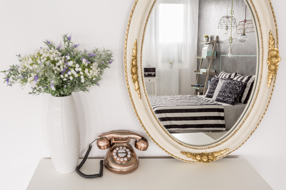 Add mirrors to your bedroom