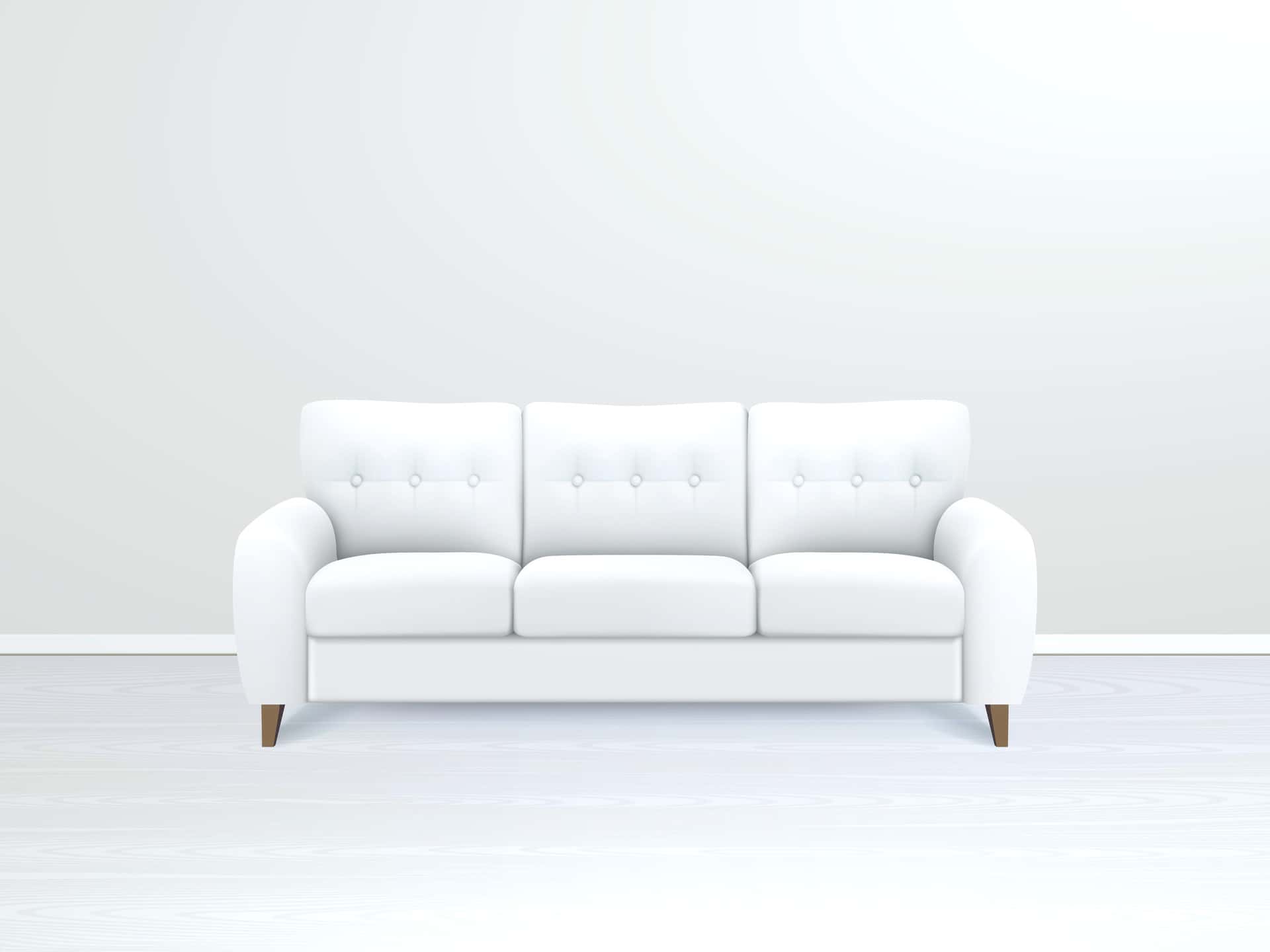 pure white sofa