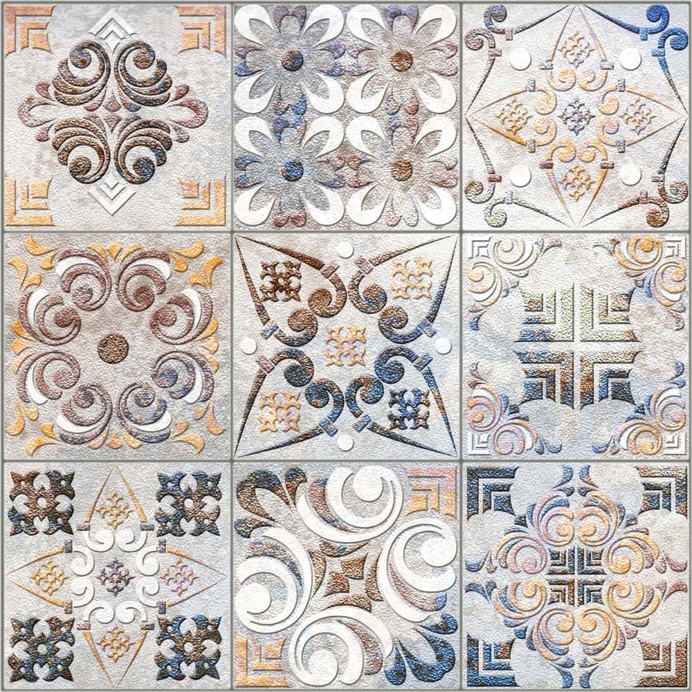 Floral Design Tiles