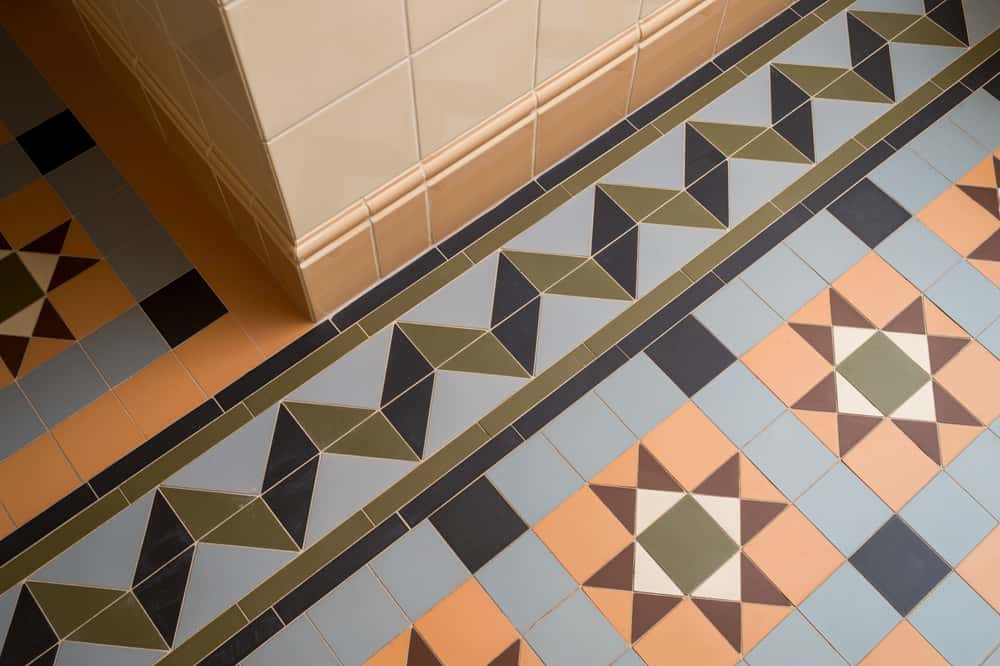 Motif Style Floor Tiles