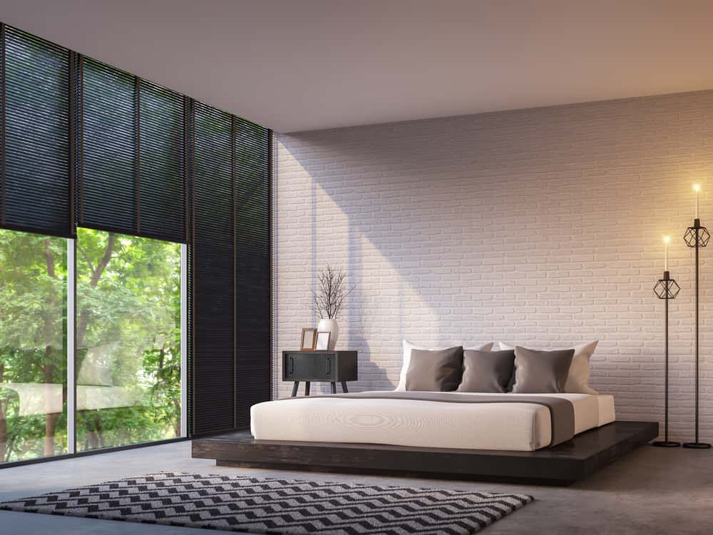 Bedroom Partition Glass Wall Design