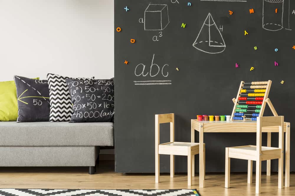 chalkboards for study table decor
