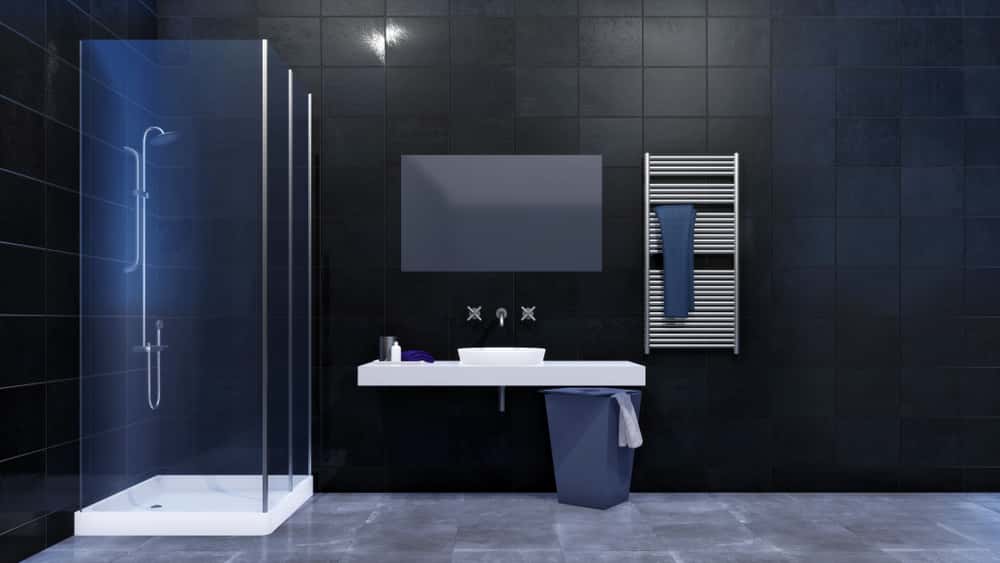 elegant bathroom pop design 