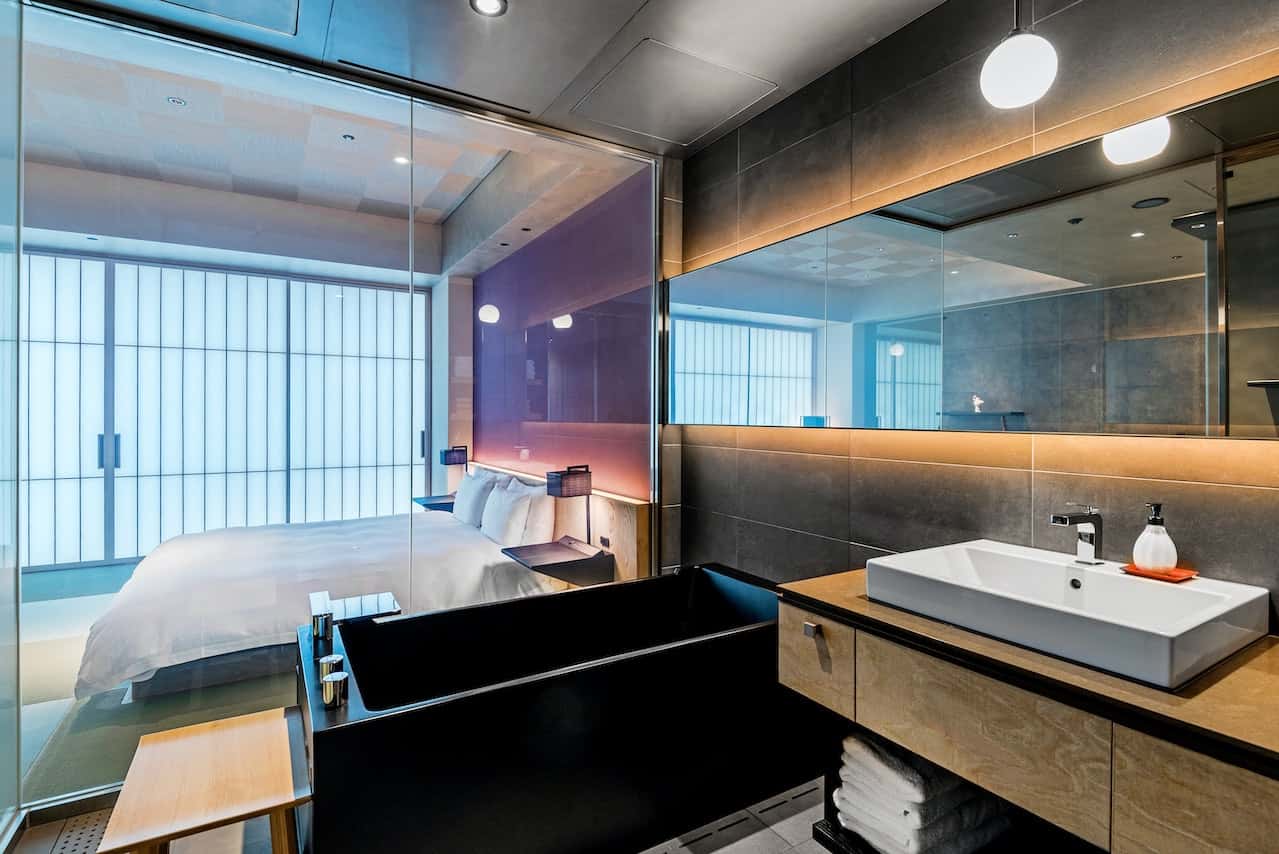 lavishly ornated and styled bathroom