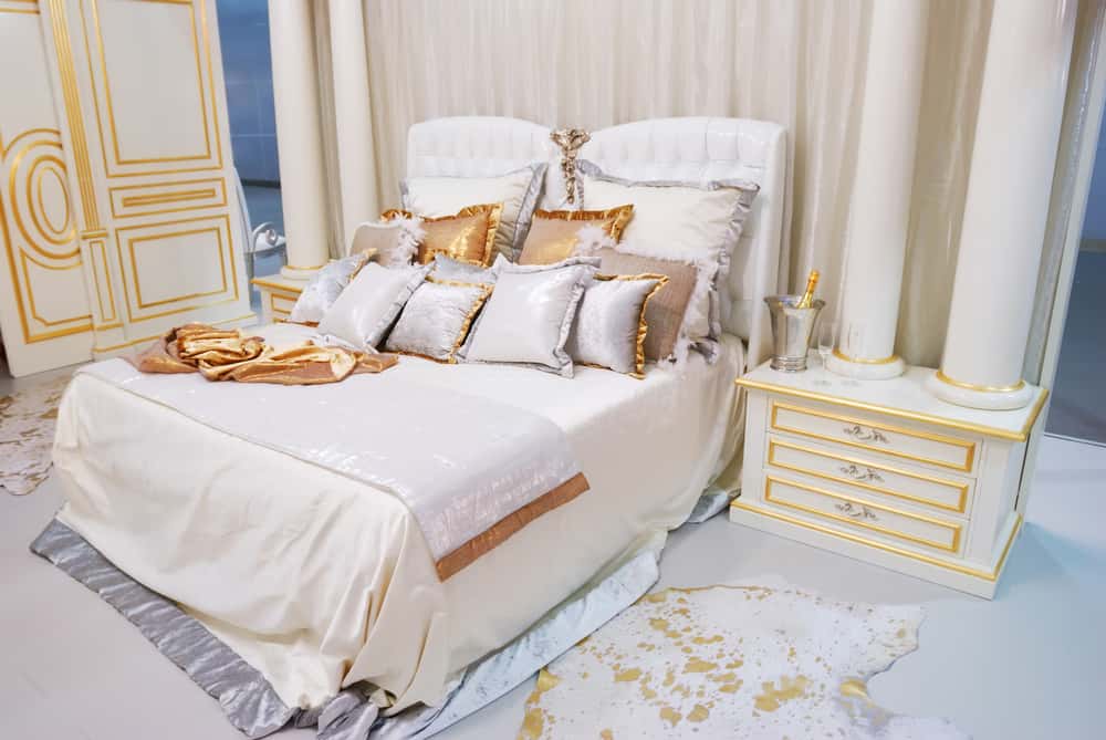 luxury bed back design