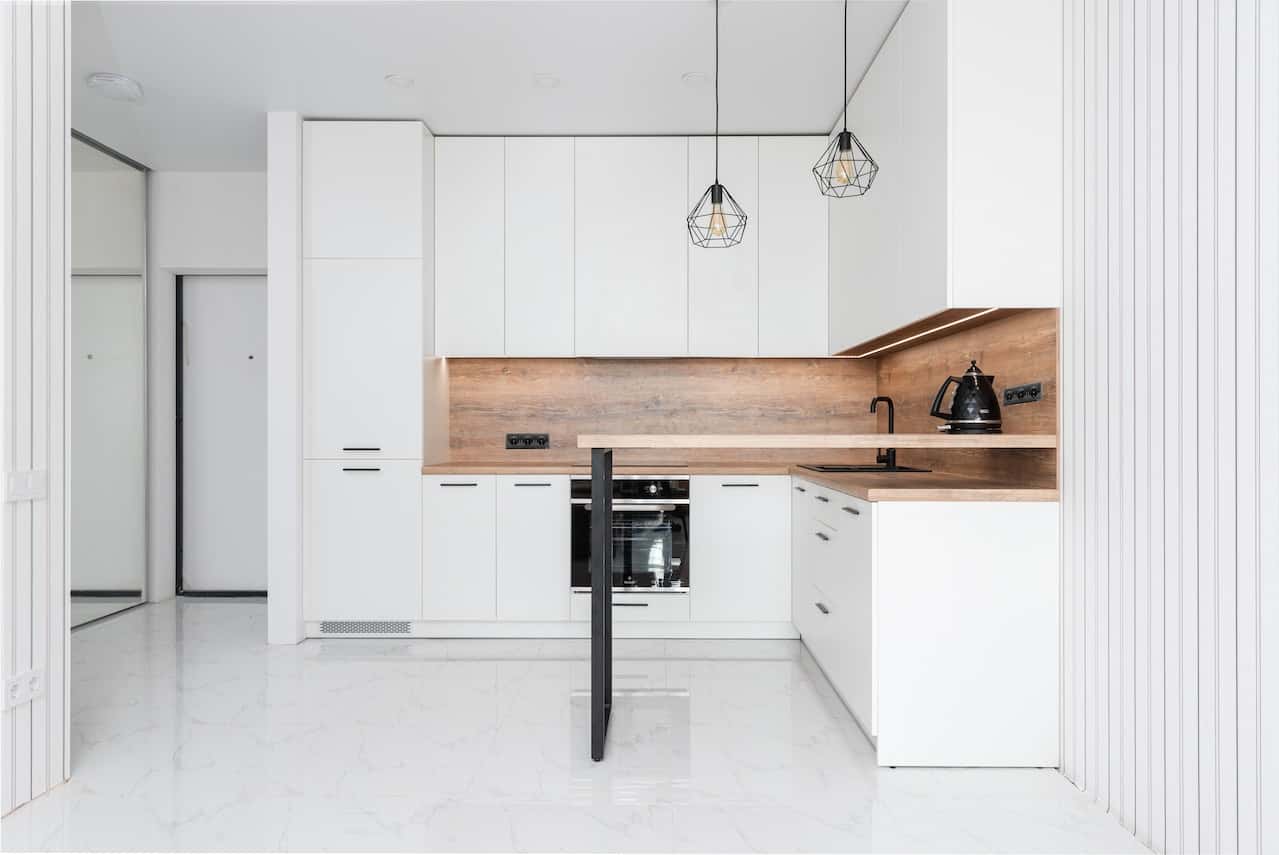 minimalist kitchen tiles