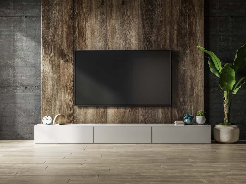 minimalist wooden tv cabinet