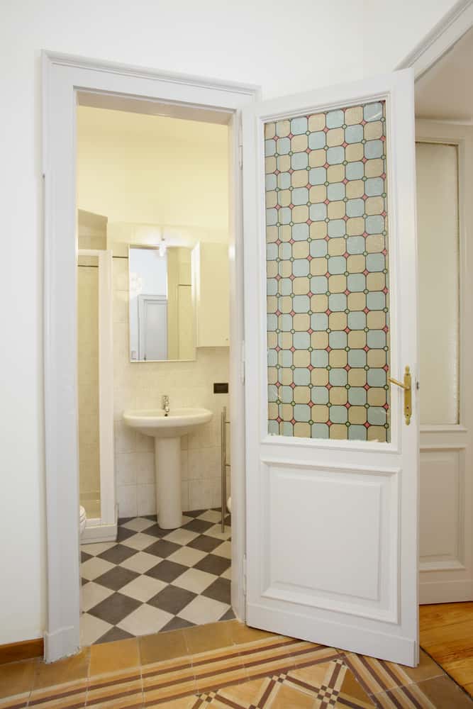 pvc bathroom door designs