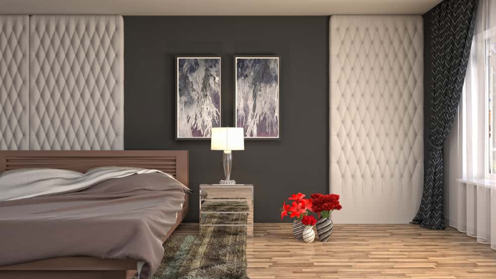 pvc wall panel master bedroom design
