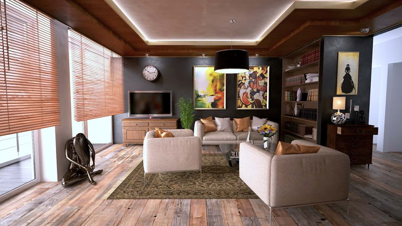 simple plywood ceiling design for living room