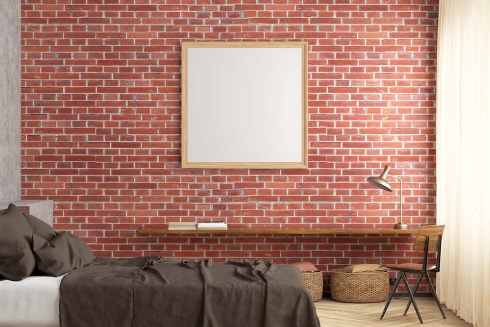 sultry red brick wall design