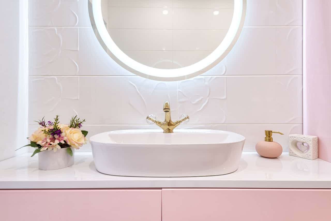 unique wash basin mirror designs