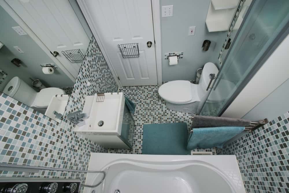 1 bhk interior bathroom design