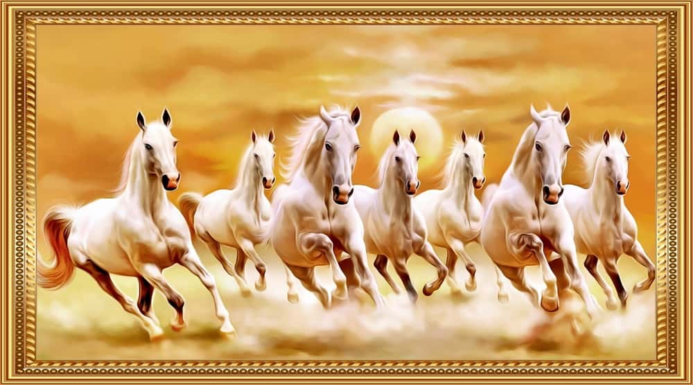 7 horses painting and their placement benefits