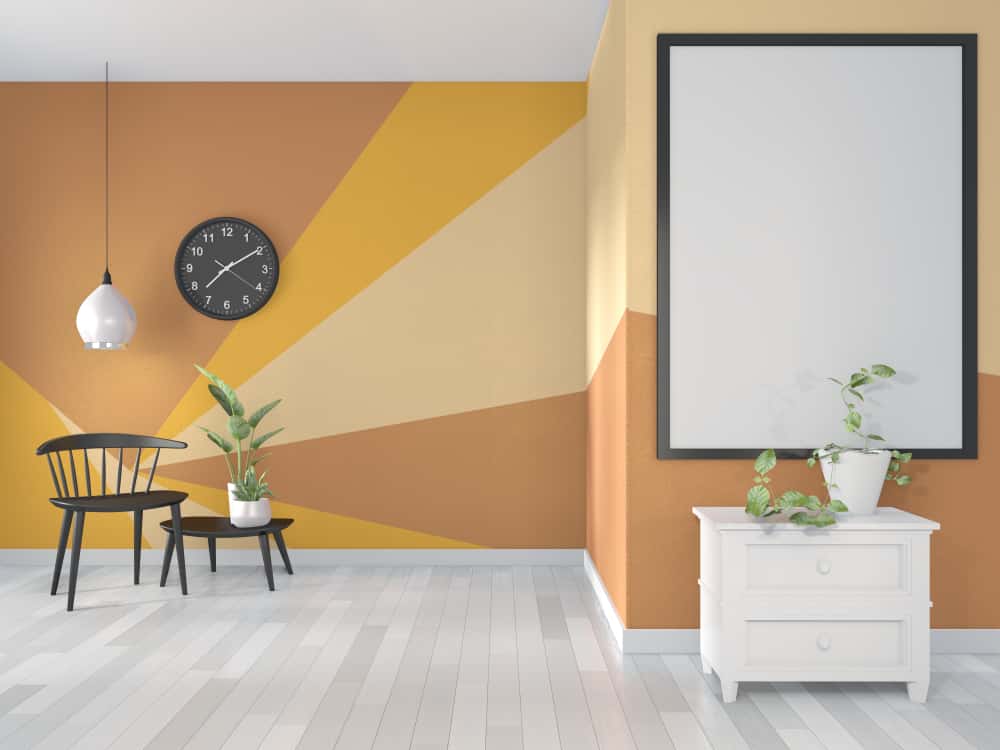 Stripes wall painting