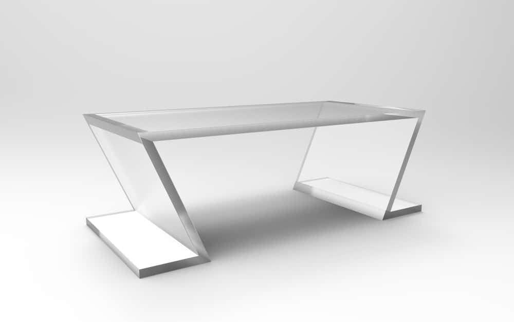 acrylic table origami furniture