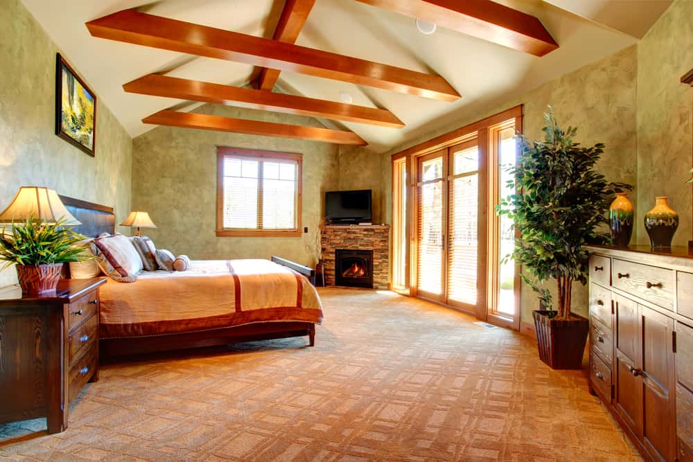 bedroom floor tiles in geometric designs