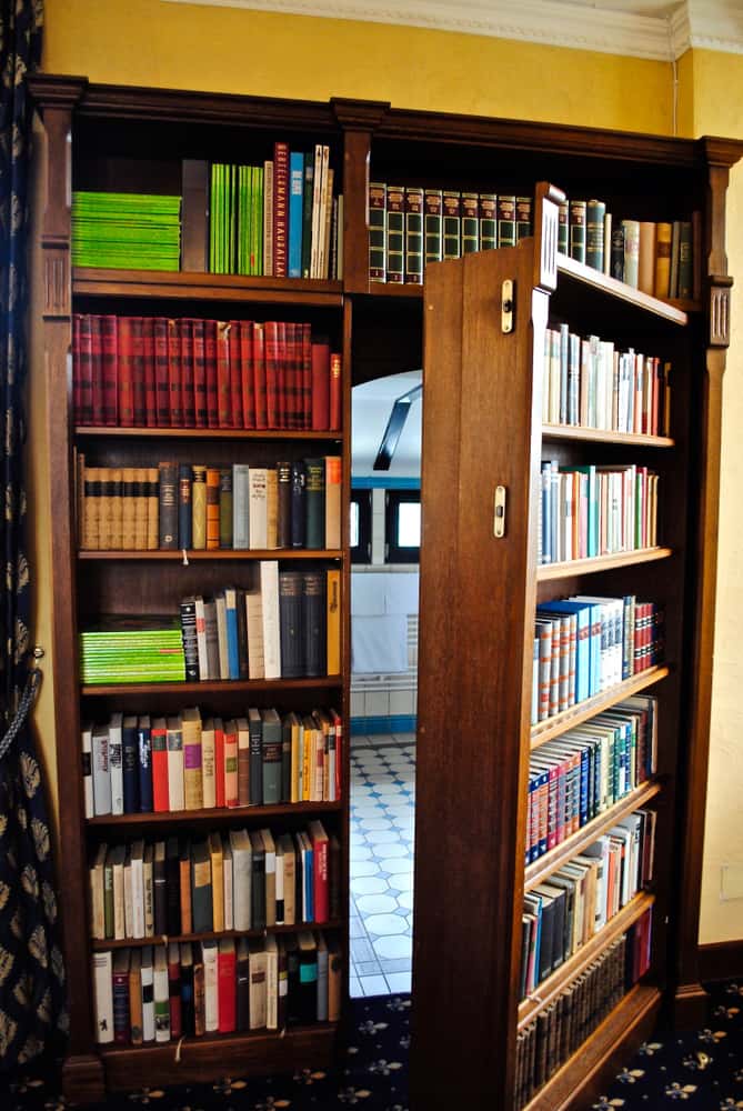 bookshelf secret room design