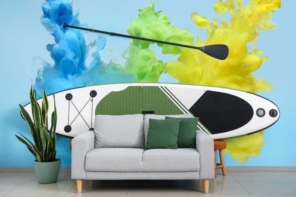 colourful splash wall decor