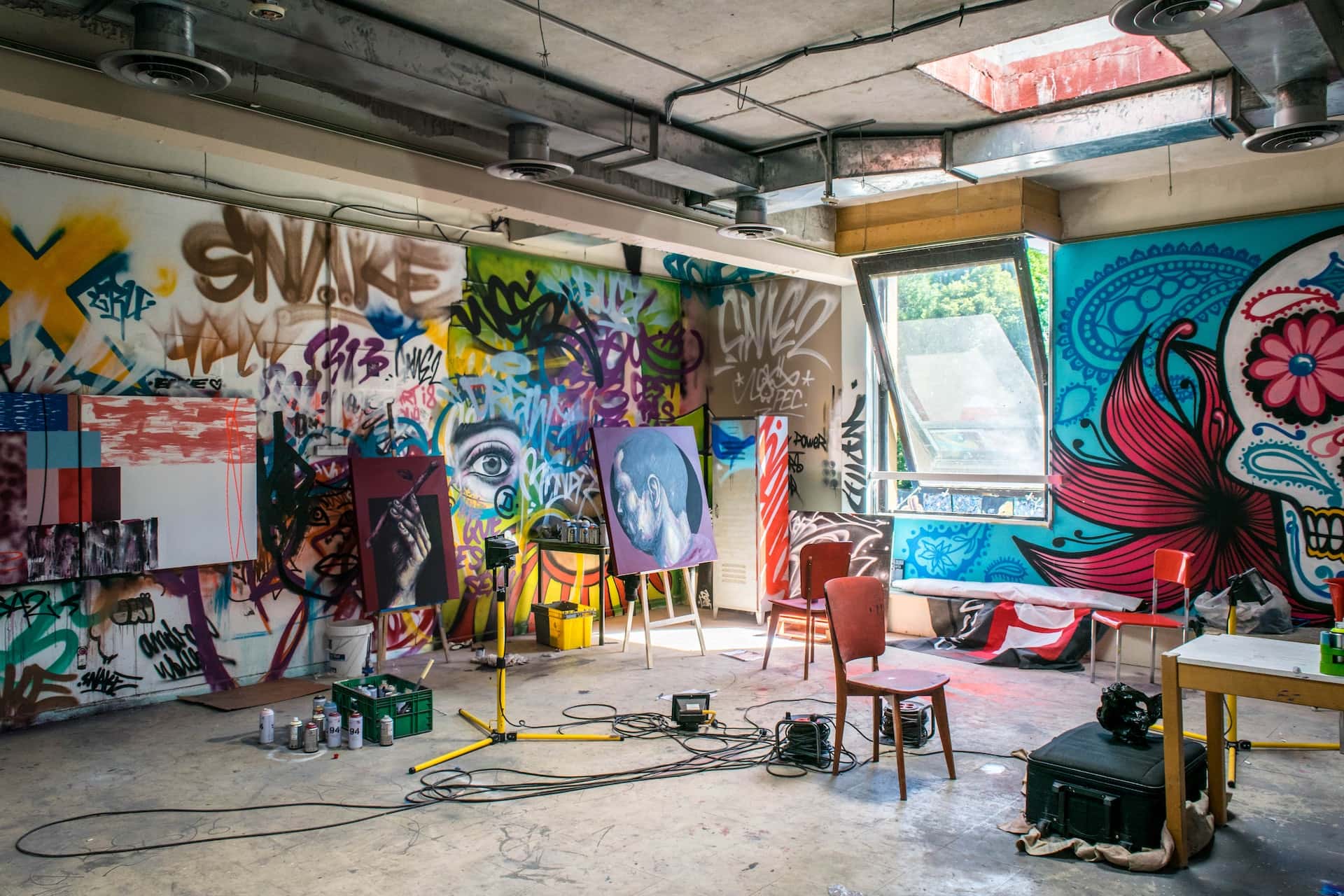 garage into a private studio