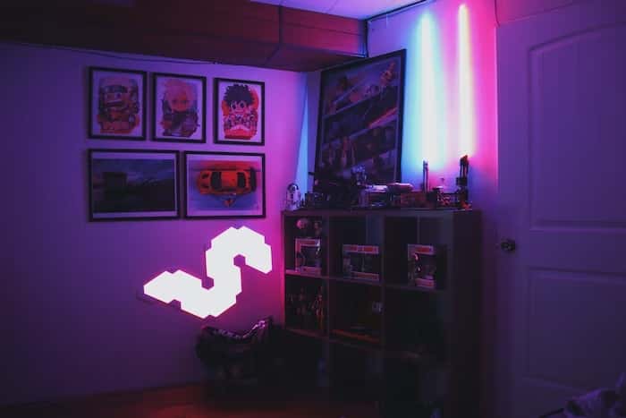 interior design of the gaming room