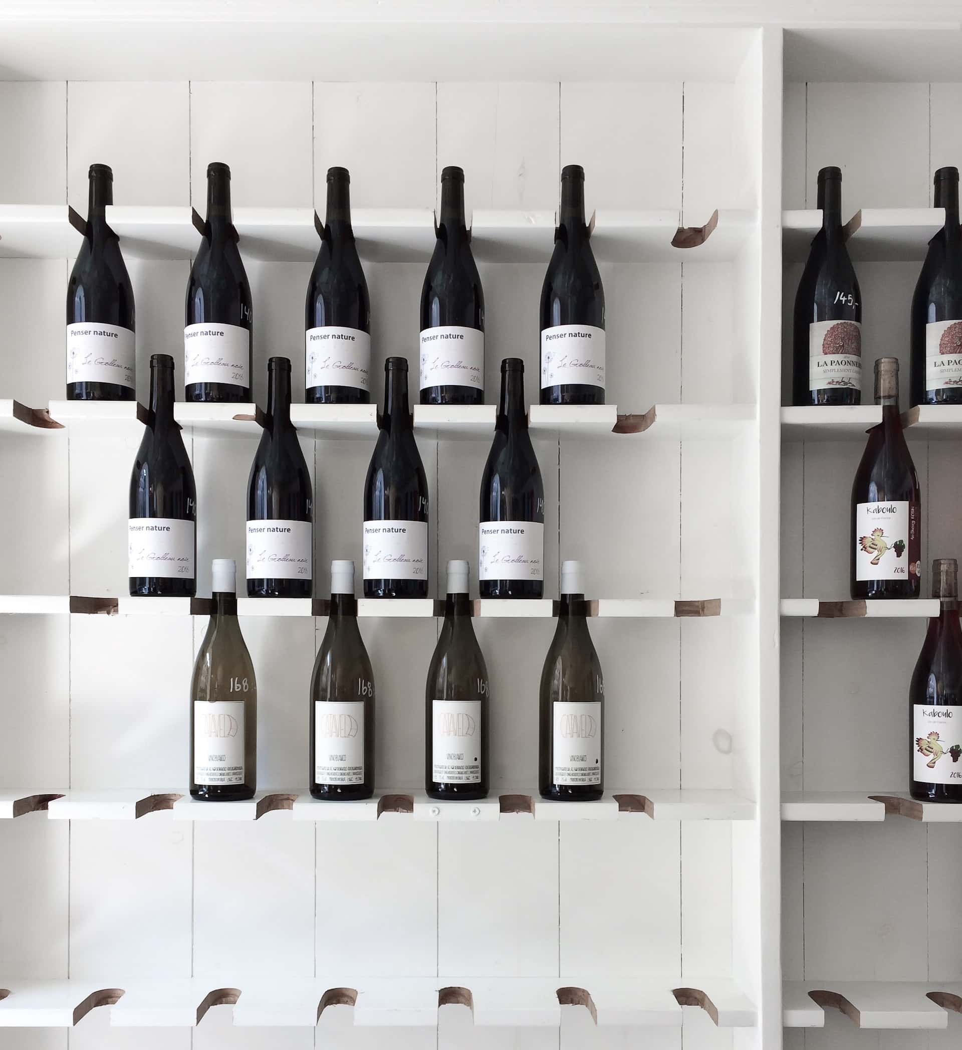 light-filled contemporary wine space