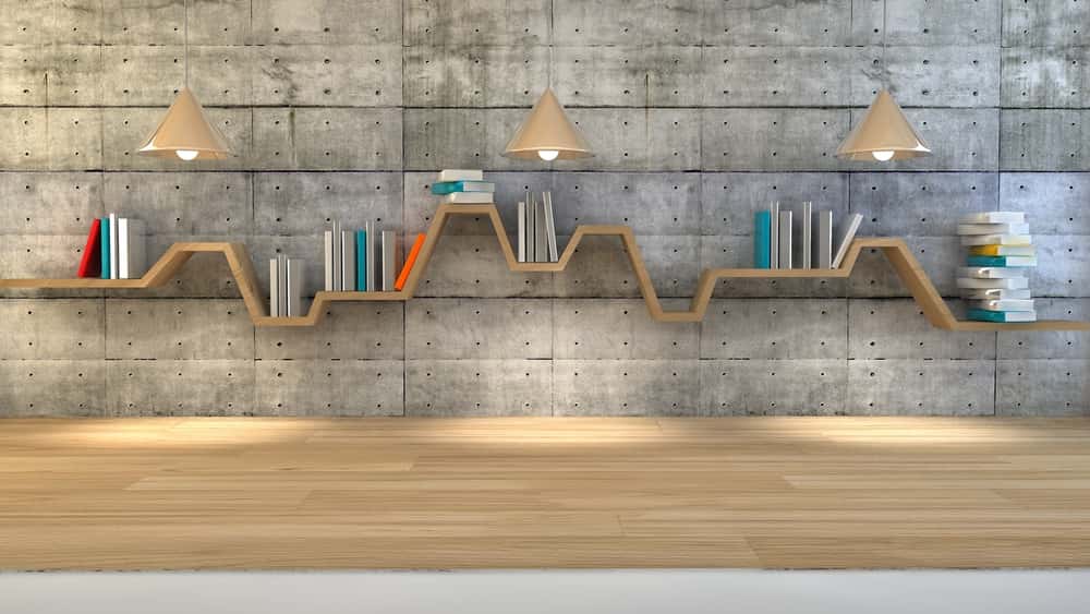 minimalistic home library design