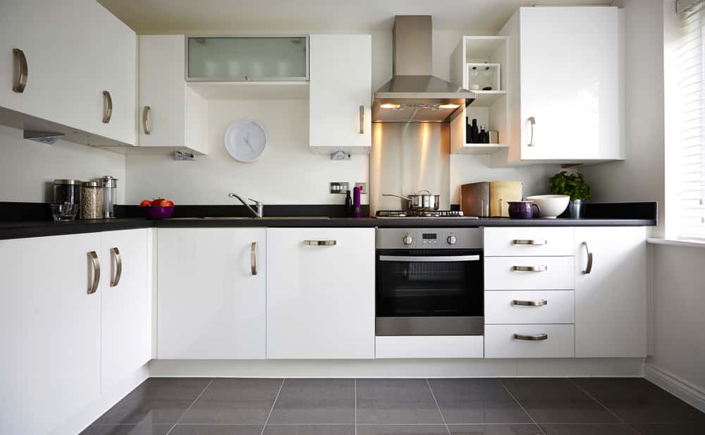 modular kitchen for a luxury bungalow