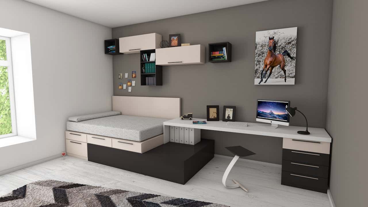 personalised modern master bedroom