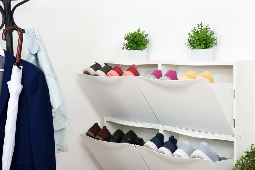 pivot shelf for shoes