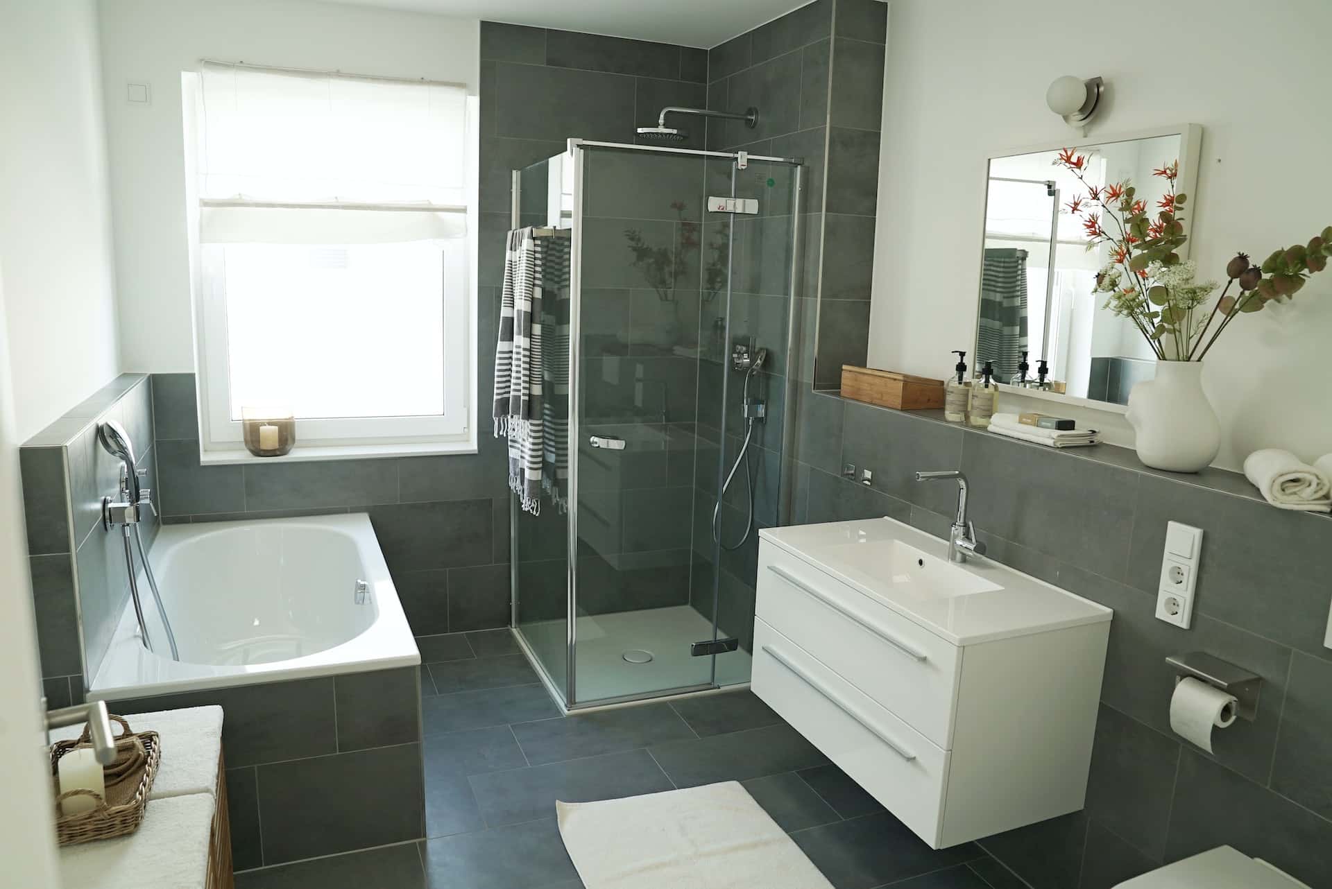 prefabricated shower cubicle