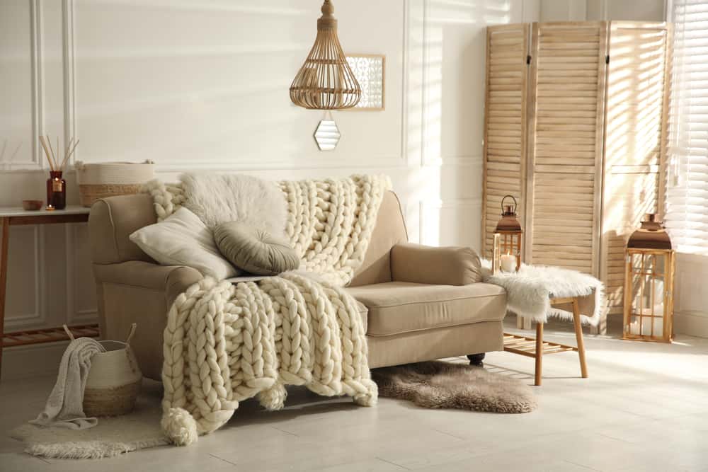 soft textiles living room