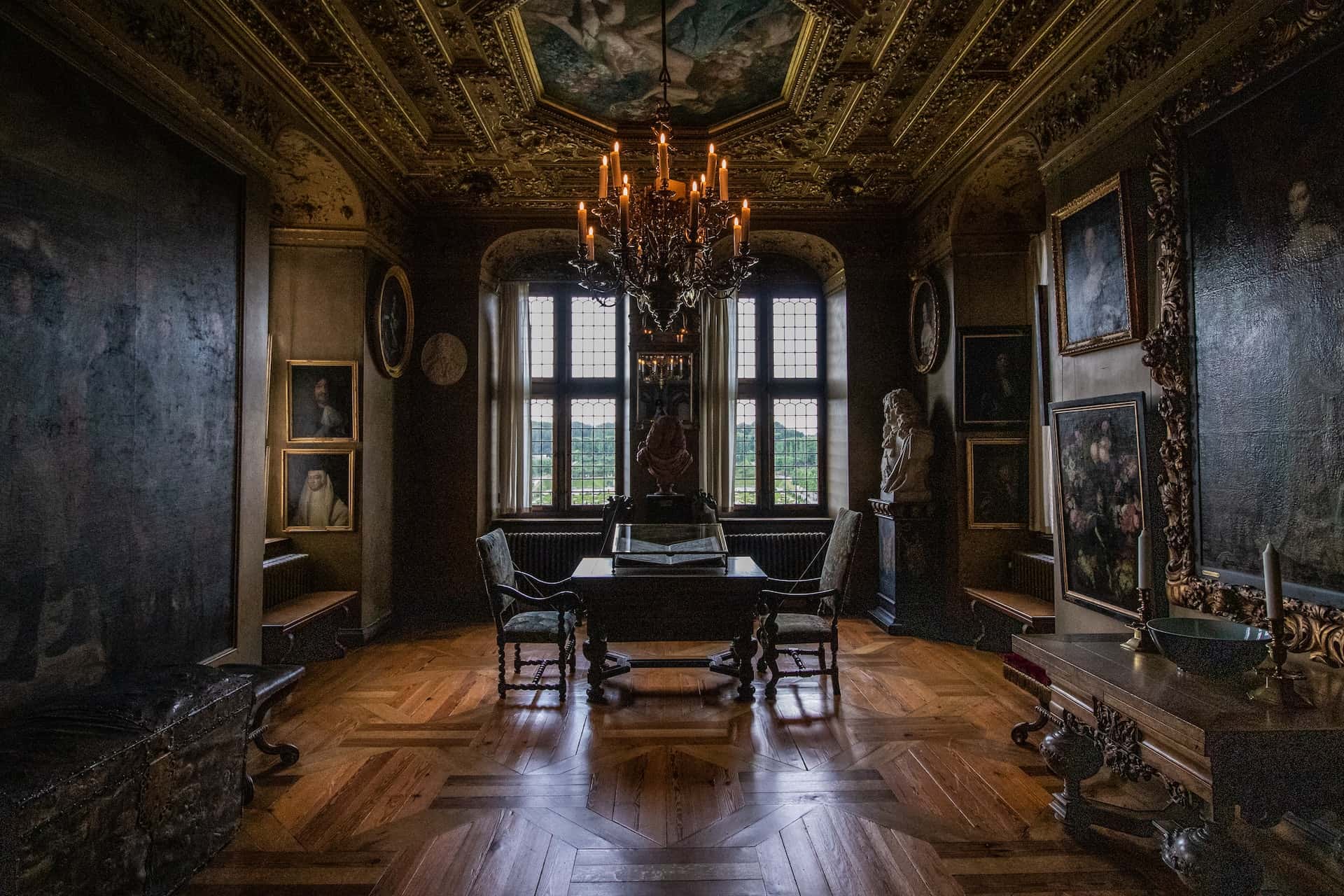 sophisticated neoclassical interior