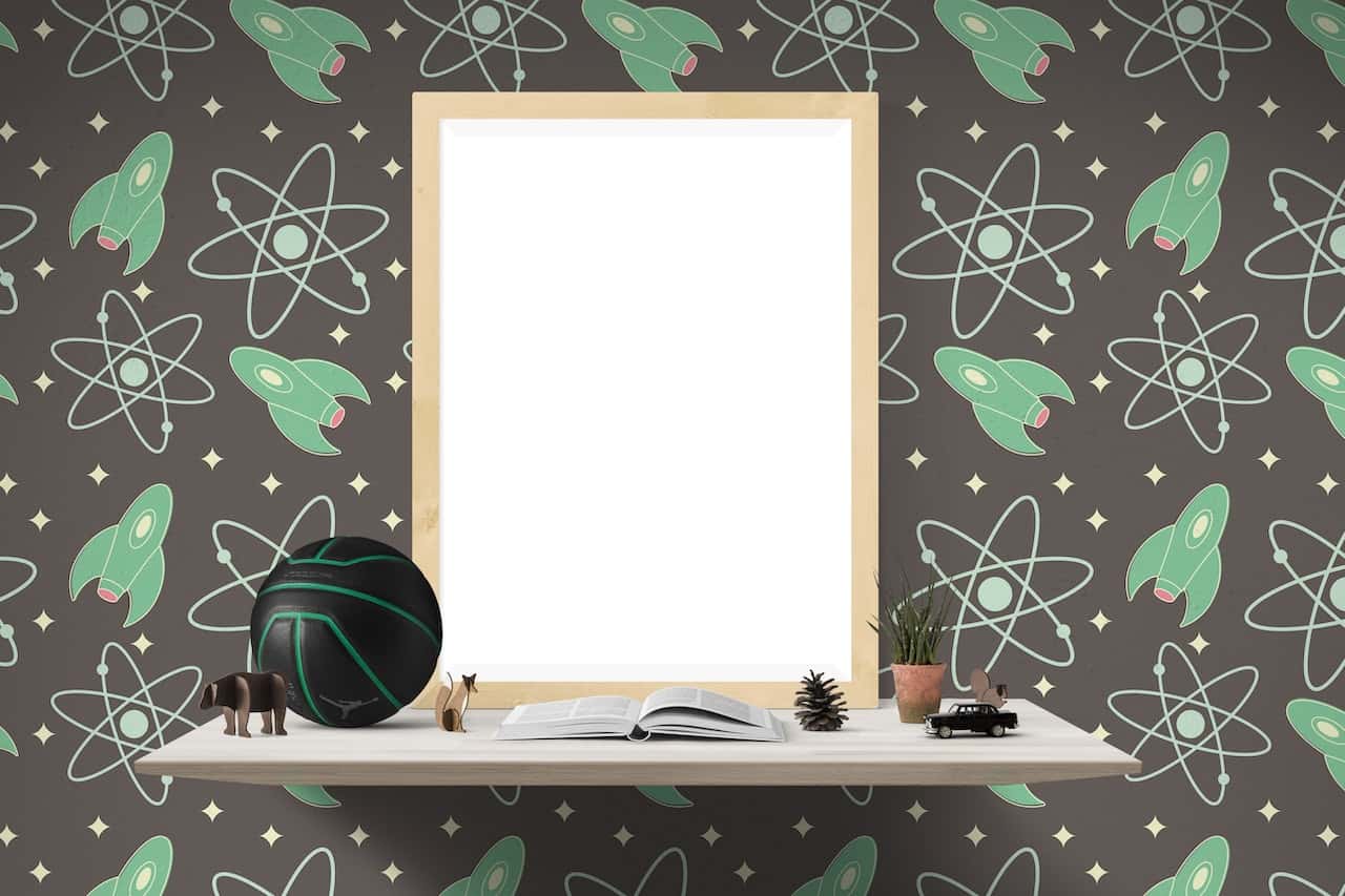 space inspired wallpaper - Geef je interieur een kosmische transformatie met deze 5 out-of-the-box decoratie-ideeën voor ruimtethema's