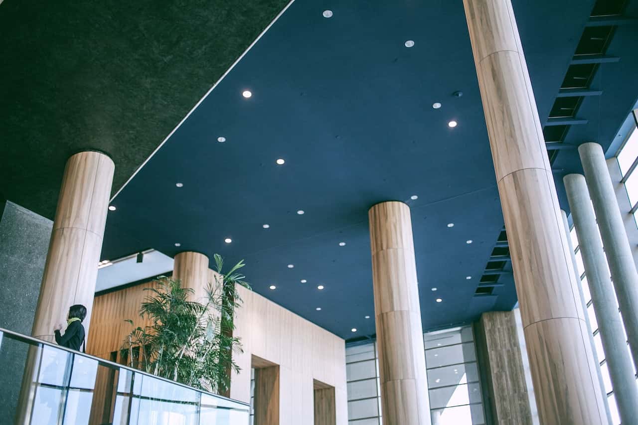 stars and galaxies false ceiling design for lobby