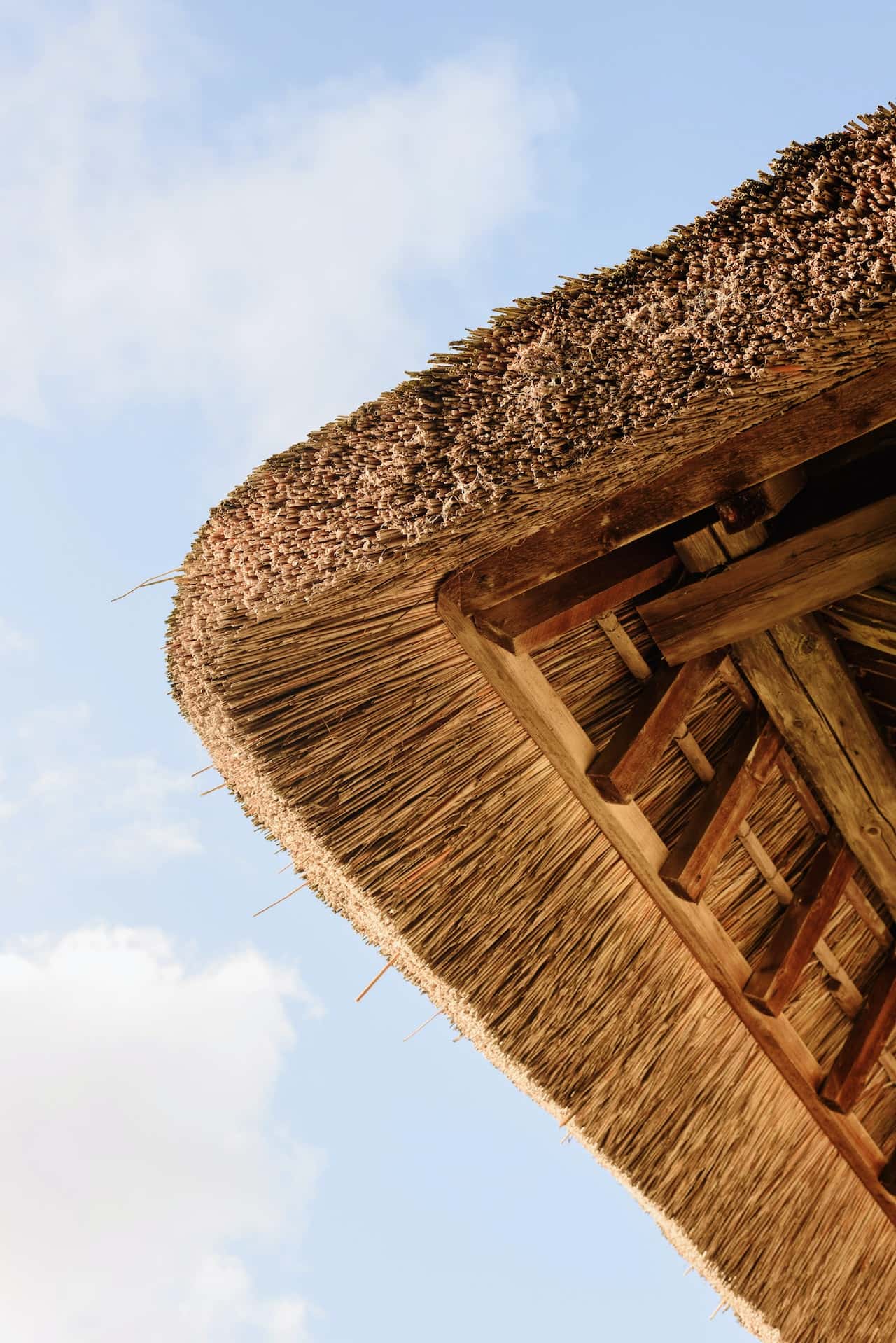 thatched interior design to prevent fire