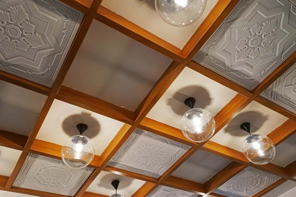 traditional glass false ceiling
