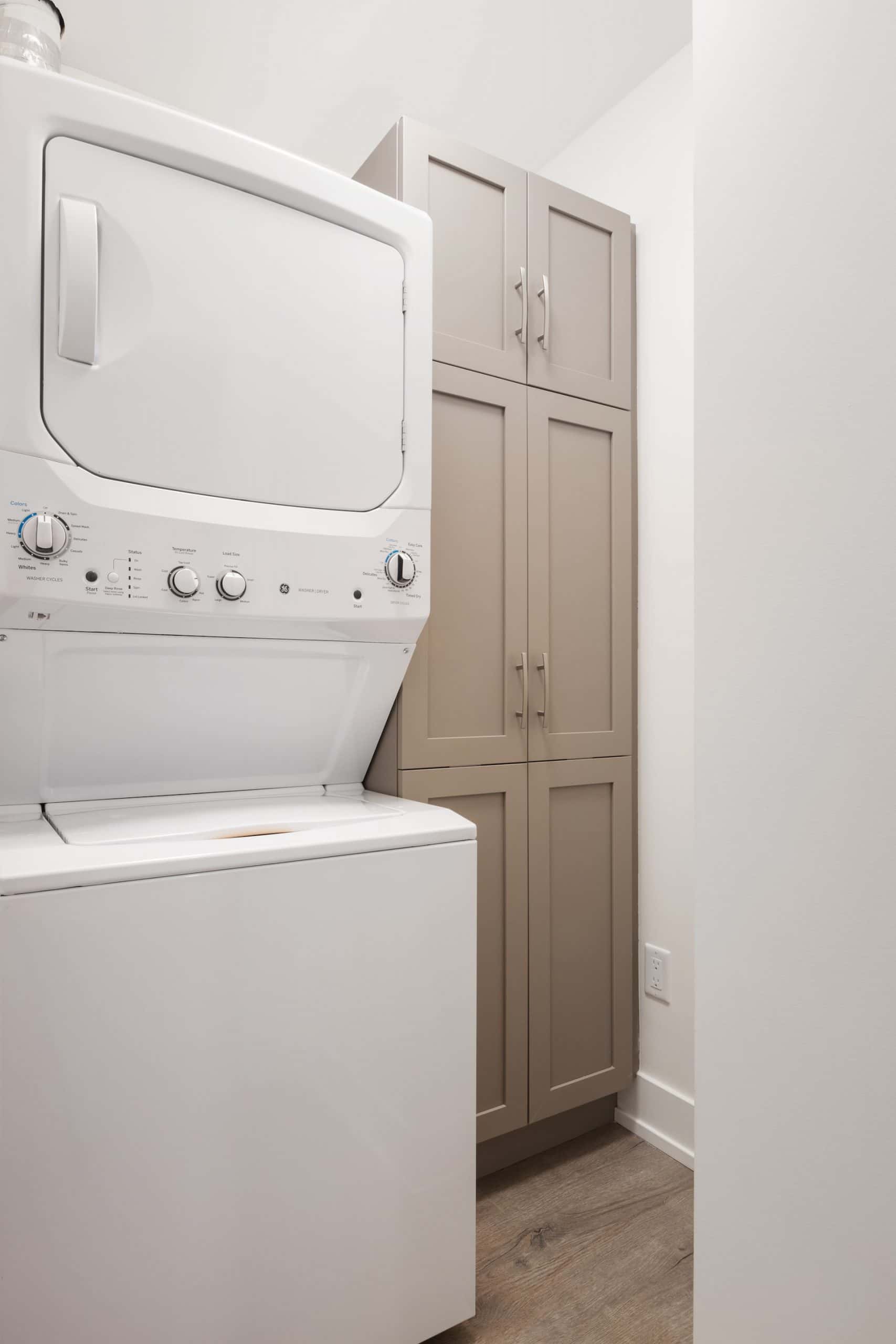 utility closet in washing room