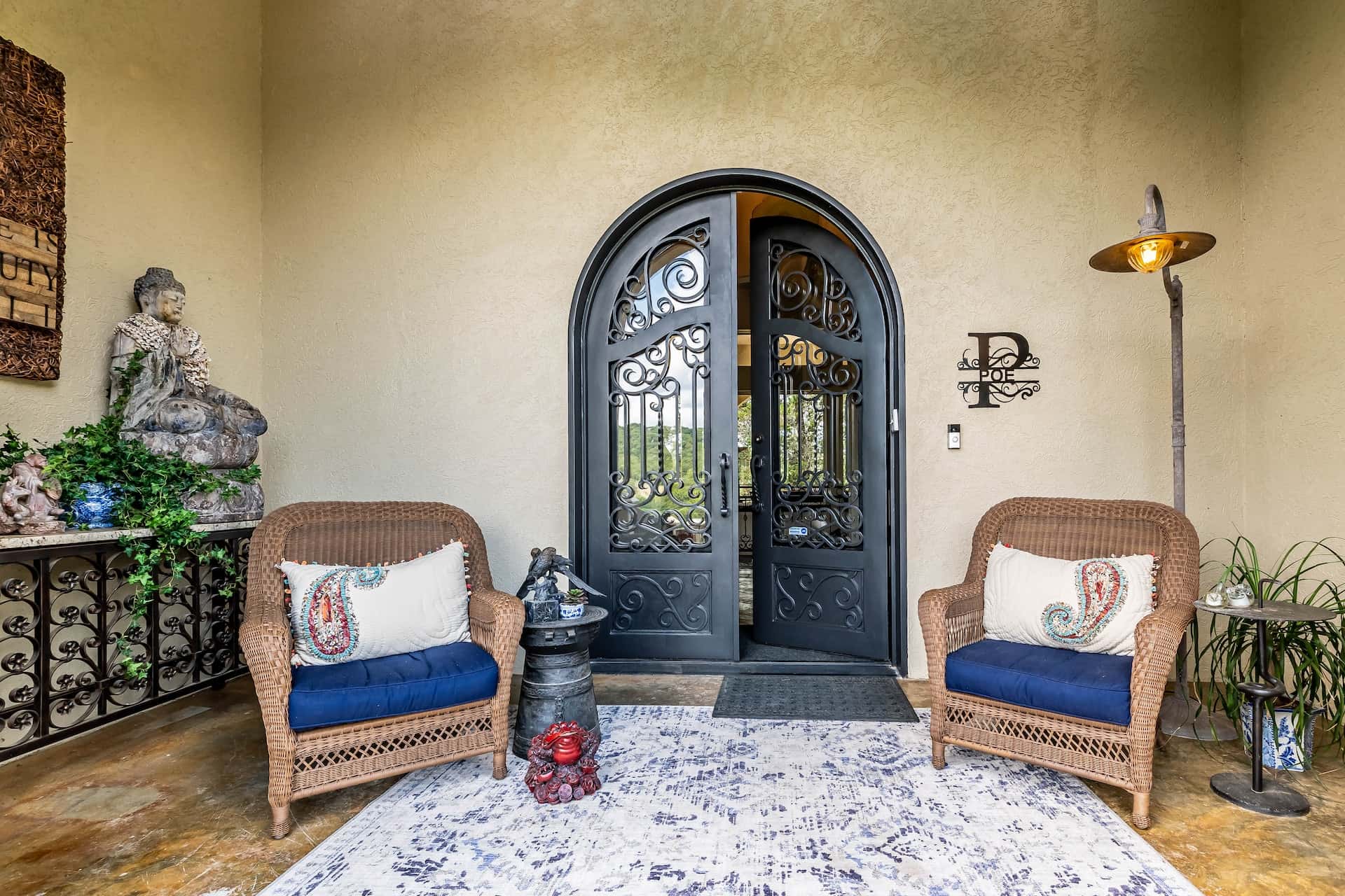 vintage style arch doors