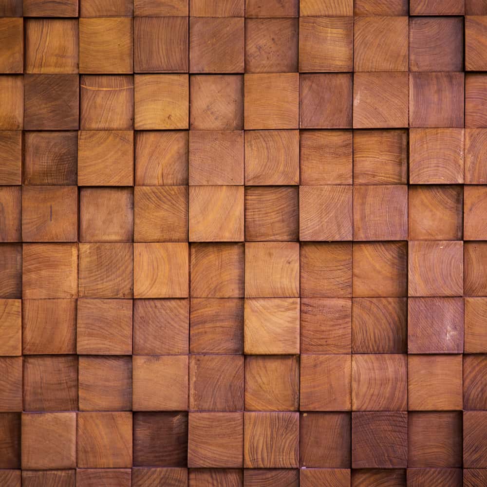 cube wooden elevation tiles