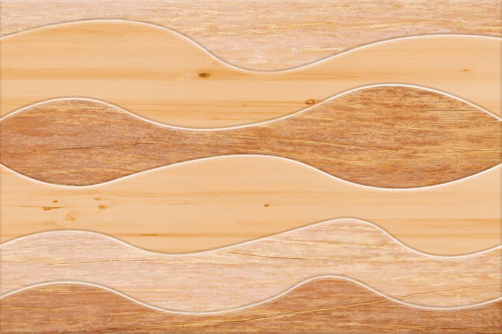 curved wooden elevation tiles