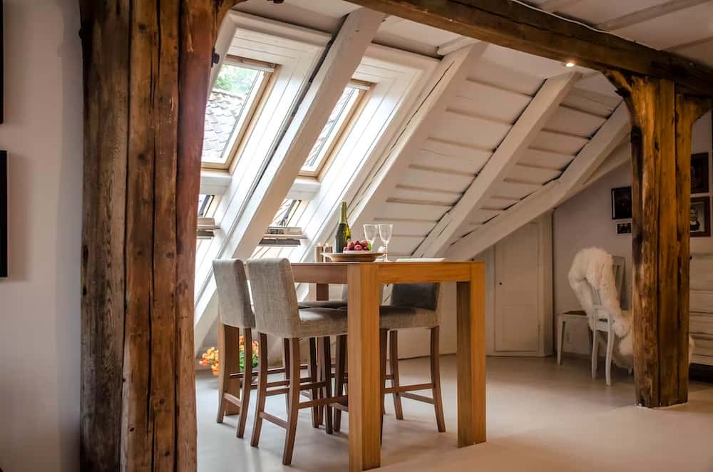 Exposed Structural Wood Beams