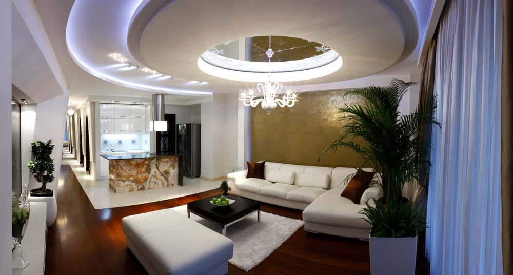 round ceilings with cove lighting