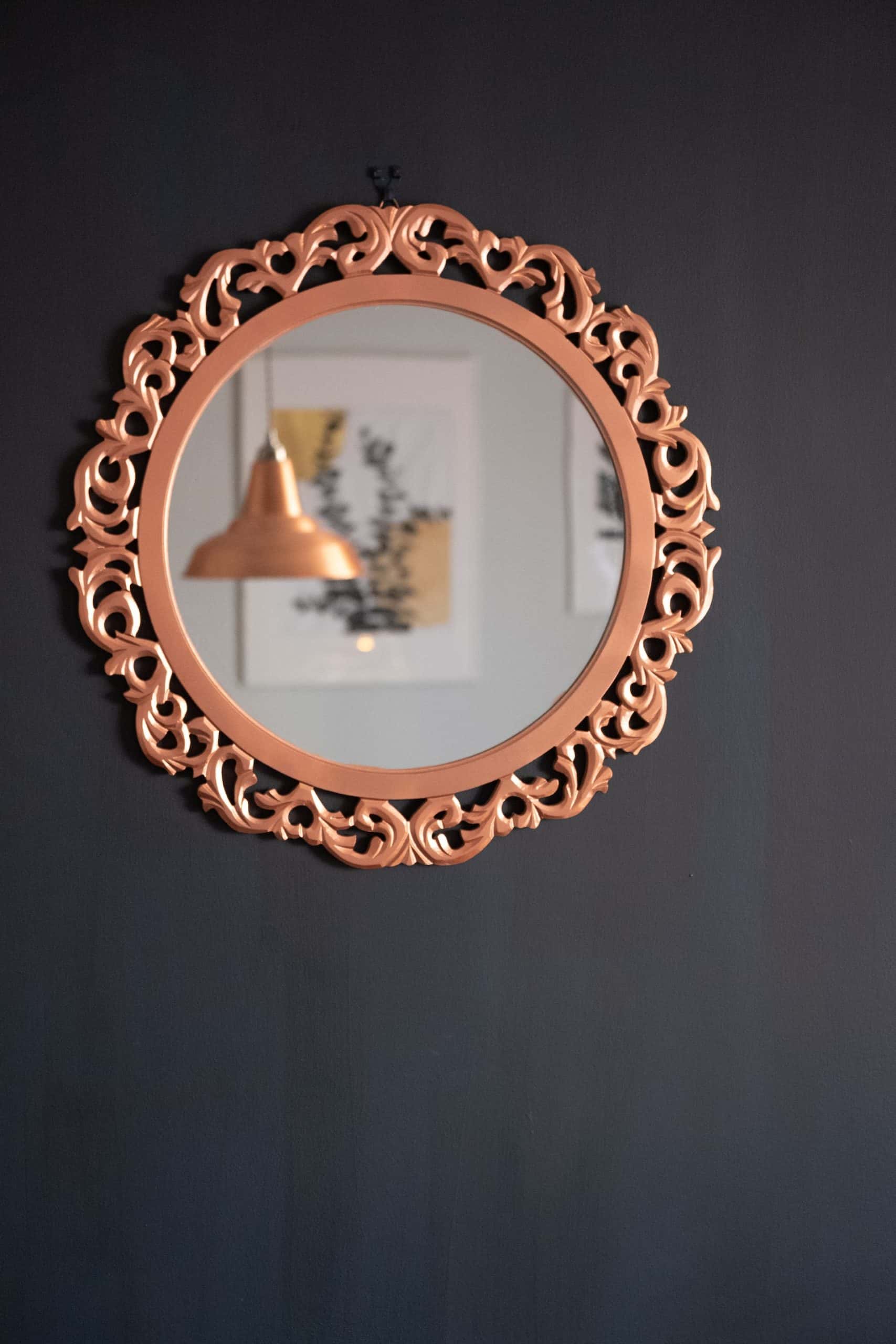 gold rimmed mirrors