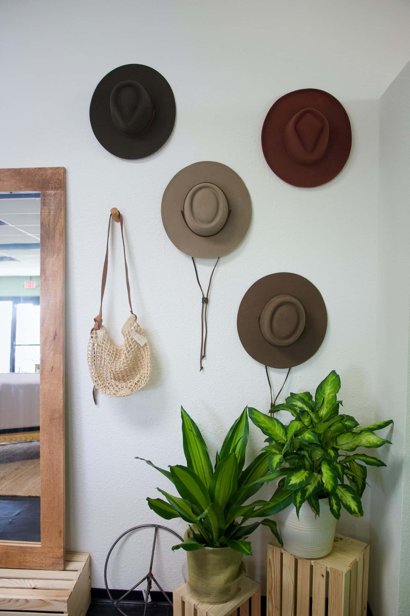 showcasing the vintage hat collection
