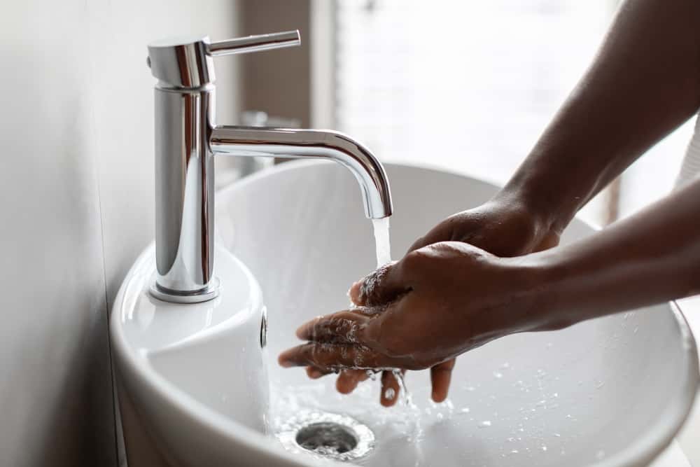 single-lever basin tap design
