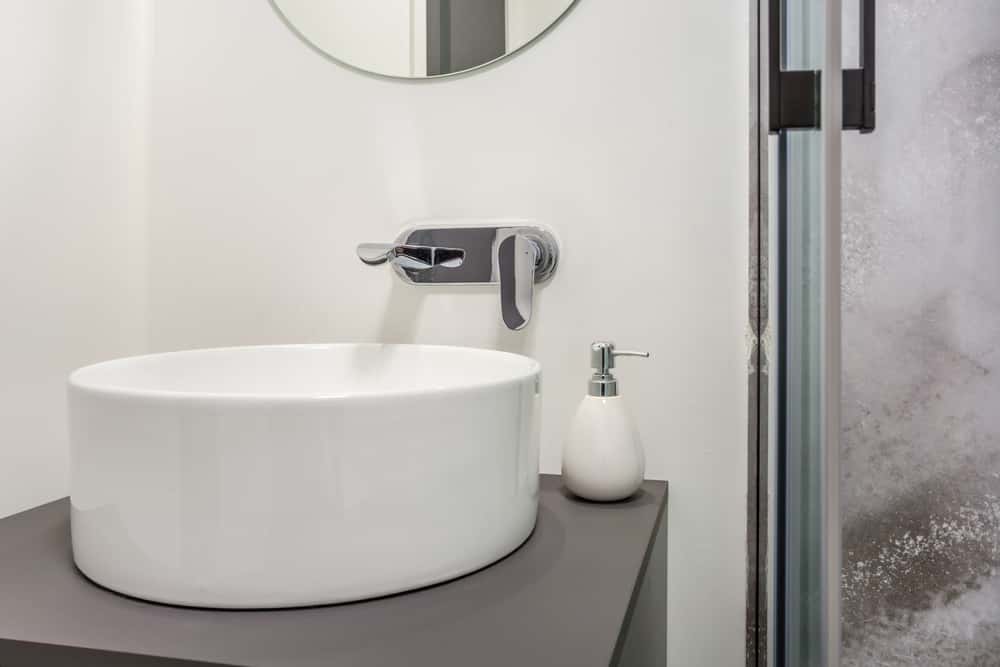 wall-mounted bathroom tap designs
